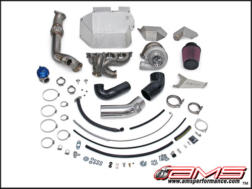 The AMS EVO X Billet Vband Turbo Kit is the most advanced 